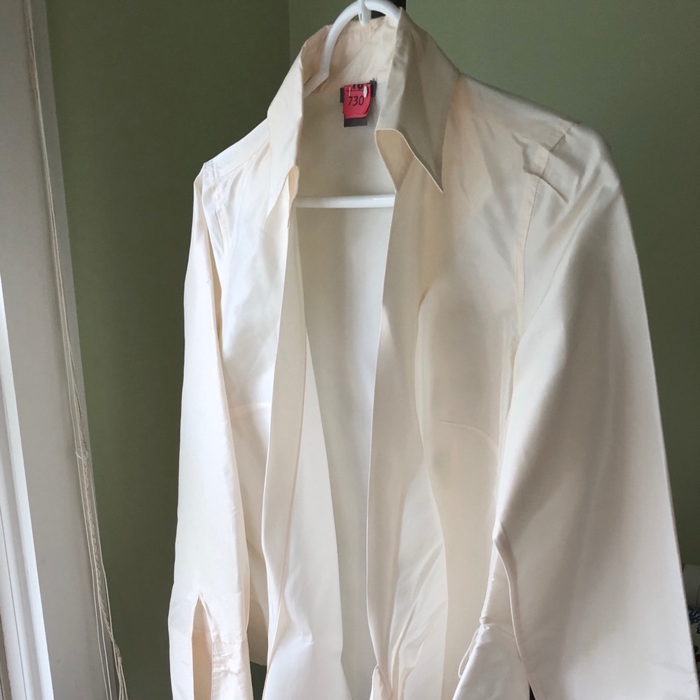 Champagne Silk blouse